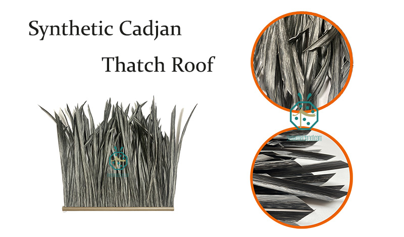 Hochwertige synthetische Cadjan-Reetdachziegel für den Pavillonbau im starken UV-Bereich