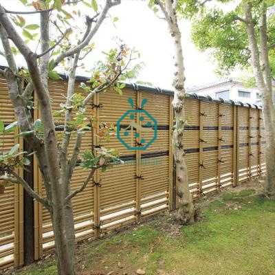 Theme Park Synthetic Bamboo Fence Poles